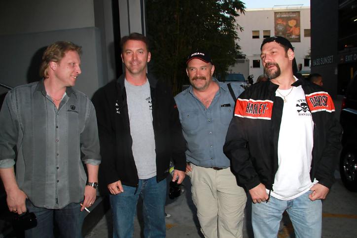 Andy Hillstrand with other cast member of Deadliest Catch stars