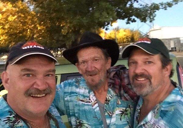 Keith Colburn with his father, Gray Colburn and brother